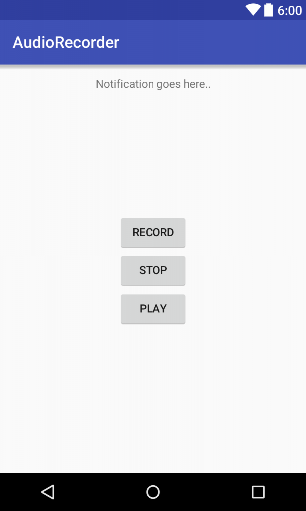 Audio Recorder in Android