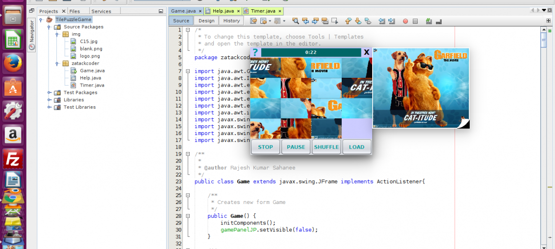 Developing Tile Puzzle Game In Java Zatackcoder
