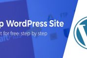 How to backup a word press website